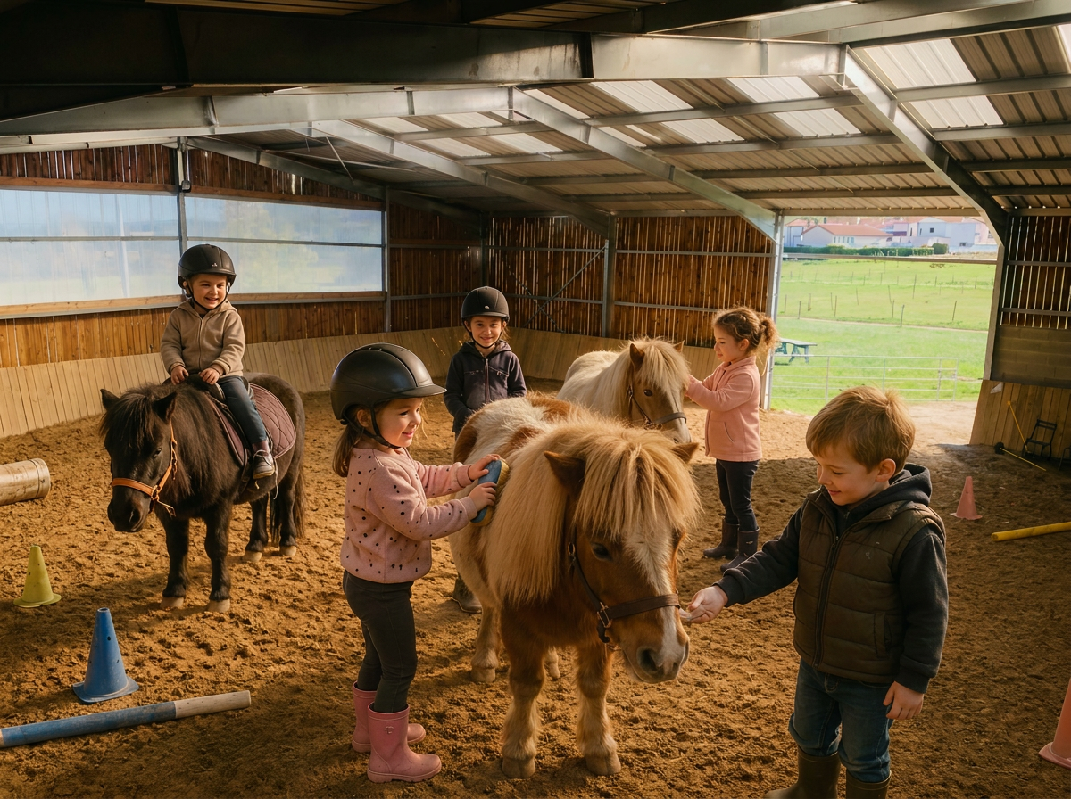 cours équitation débutant poney enfant