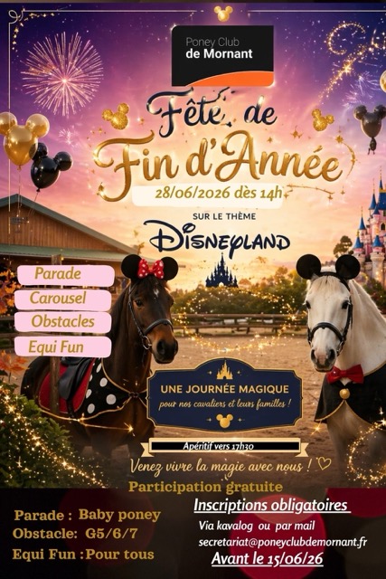 fête du poney club de mornant juin 2026